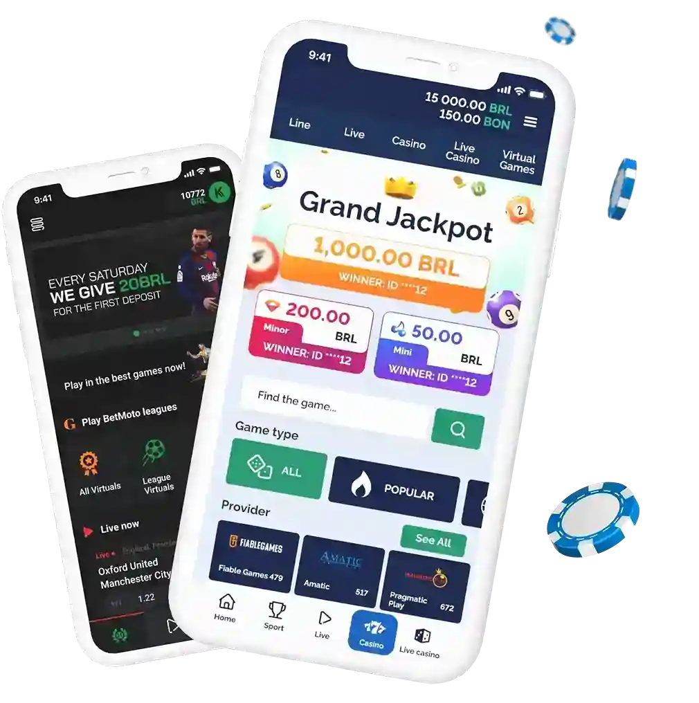 abc8 mobile app interface with download buttons for Android and iOS