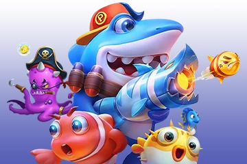 abc8 fishing arcade-style game with underwater animations